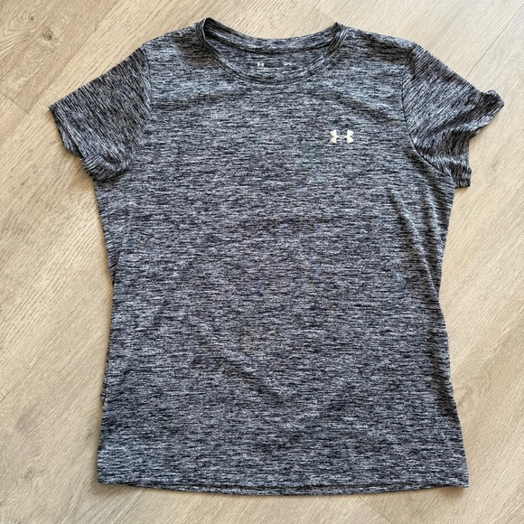 Under Armour Women's Heathered Gray Active Tee - Picture 1 of 3